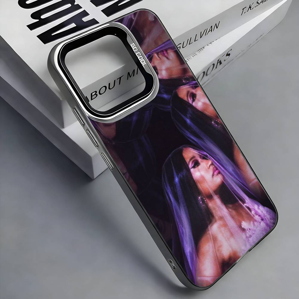 Friday N-Nicki M-Minaj Phone Case For iPhone 17, 16,15,14,13,12,11 Plus,Pro Max, Colorful Silver Funda Cover