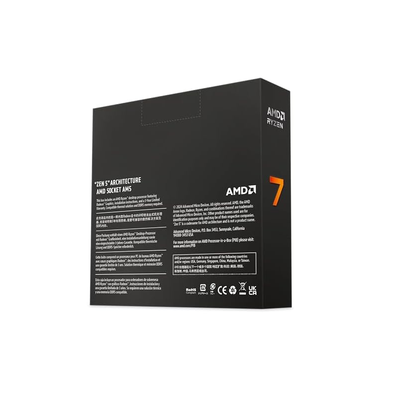 AMD CPU Ryzen 7 9700X W/O Cooler WOF 100-100001404WOF CP1558