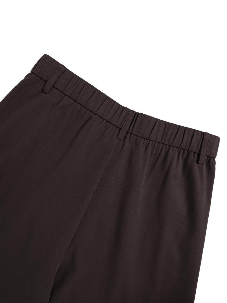 Men's Loose Fit Solid Color Pleated Pants with Pockets – Cross-Border European and American Style