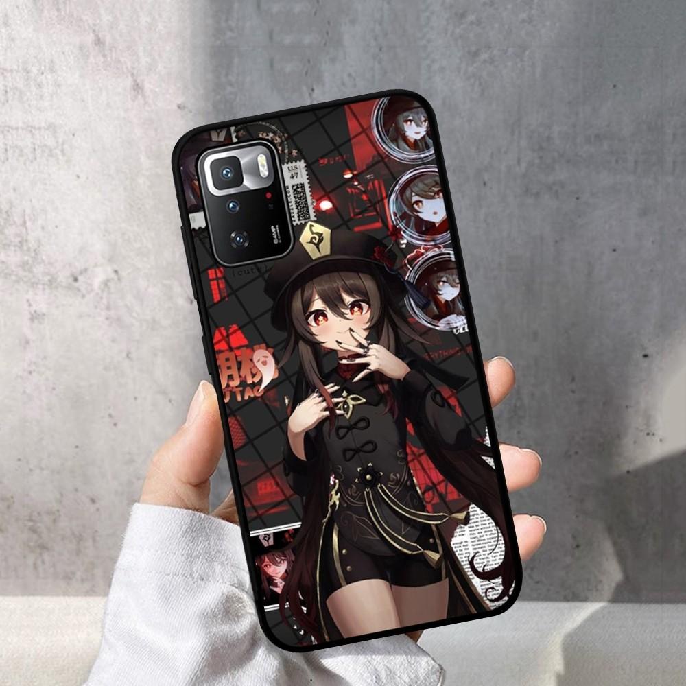 Genshin Impact Hu Tao Phone Case For Redmi Note 4 X 5 A 6 7 8 T 9 9S 10 11 11S 11Epro Poco M3 Pro