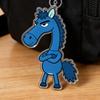 2Pcs Arm-Crossing Horse Keychain Acrylic Bag Charm Pendant Year of Horse 2026 Scratch-Resistant Key Ring Backpacks Accessories
