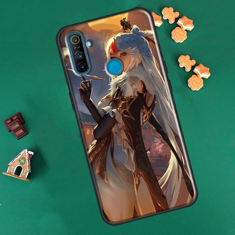 

Чехол Genshin Impact NingGuang для OnePlus 10 Pro 9 Pro 8T 9R Nord2 Чехол для Realme 8i 9i 8 Pro C21 GT Neo 2 Master OnePlus 10Pro