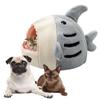 Shark Shape Cat Cave Bed Tent for Indoor Small to Large Cats Machine Washable Ultra-Soft Cushion Anti-Slip Bottom