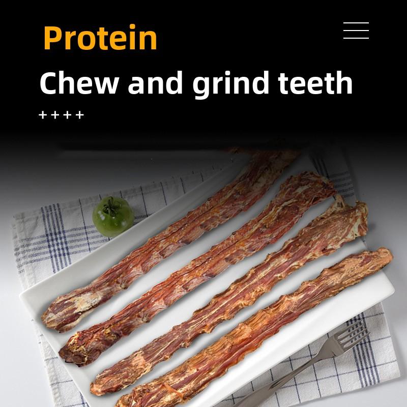 Pet Snacks: Dried Duck Necks Single Packs Adult and Puppy Teething Sticks Interactive Teething Bones Dog Snacks