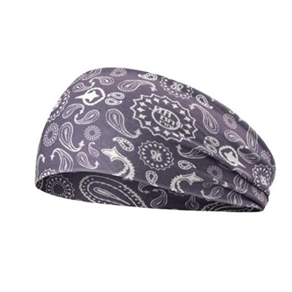 Unisex Running Fitness Headband For Sports Yoga Sweatproof Elastic Cotton Headscarf