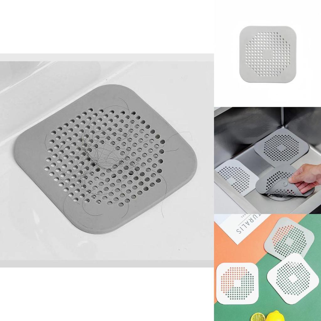 Silikon-Abflussabdeckung Spülbecken Haarfänger Wasserdichter Filter für den Heimgebrauch
