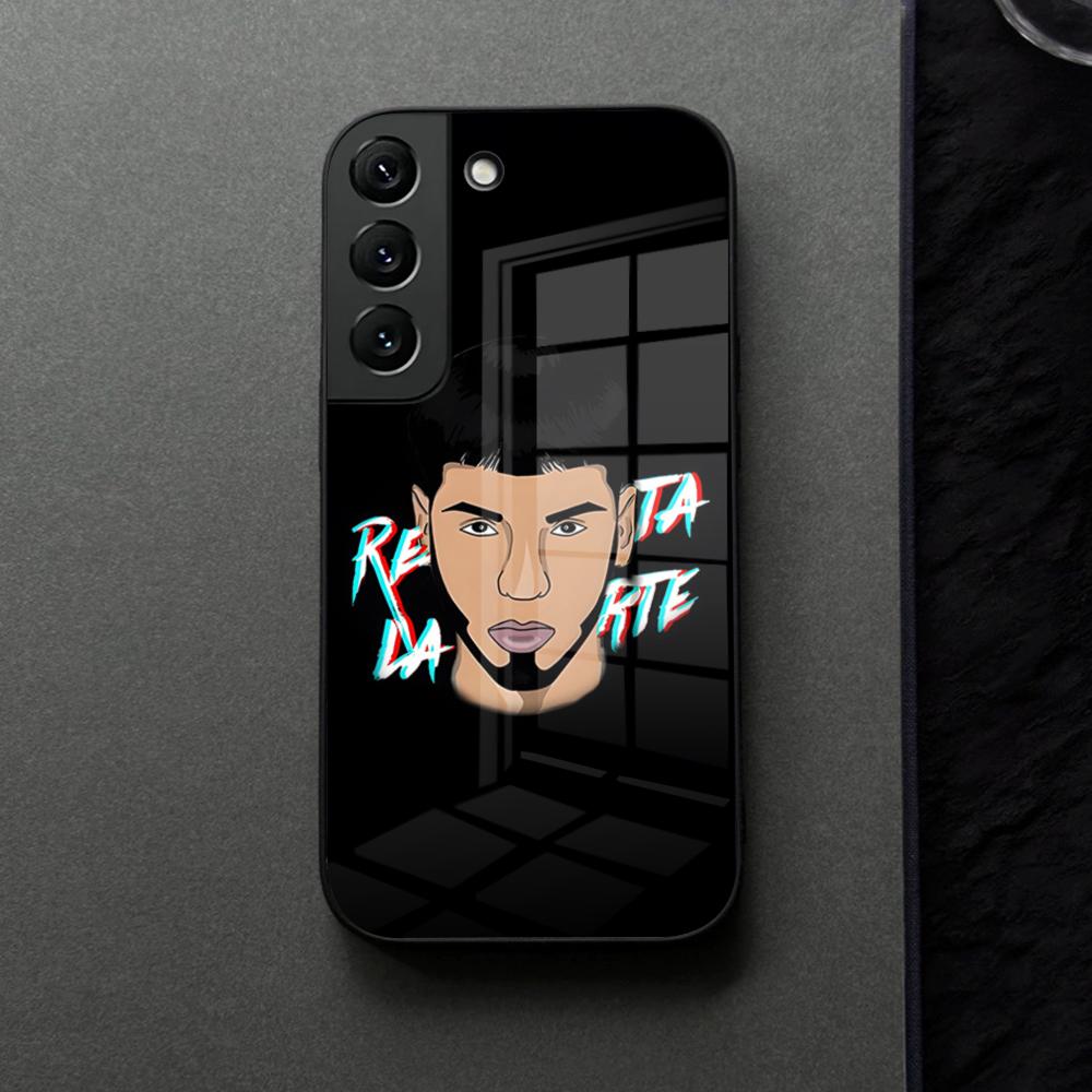A-Anuel AA Phone Case Glass For Samsung Galaxy S21 S26 S25 S22 S20 S24 S23 Ultra Fe Plus A16 A34 A54 A24 Coque