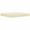 Outdoor Sofa Cushions 2 Pcs Cream Polyester