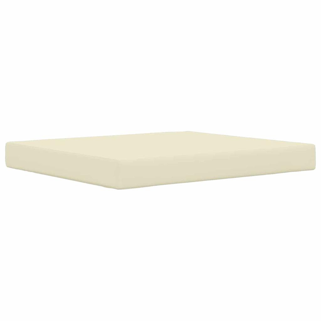 Outdoor Sofa Cushions 2 Pcs Cream Polyester