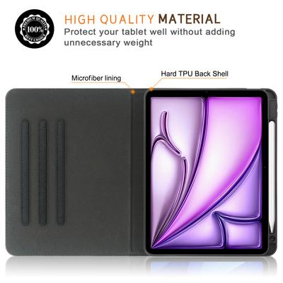 Lederhülle für iPad Air 11 (2025)/(2024)/Pro 11 Zoll (2018)/(2020)/(2021)/(2022)/Luft (2020)/(2022) Tablet-Hülle