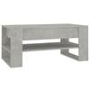 Vidaxl Stolik Kawowy, Betonowy, 102X55X45 Cm, Materiał Drewnopochodny