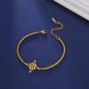 Witches Knot Bracelet For Women Stainless Steel Material Knot Wiccan Symbol Bracelet Adjustable Bracelet Jewelry Gifts