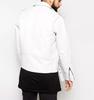 Men's Stylish White Jacket Lambskin Biker Motorcycle Leather Handmade Genuine