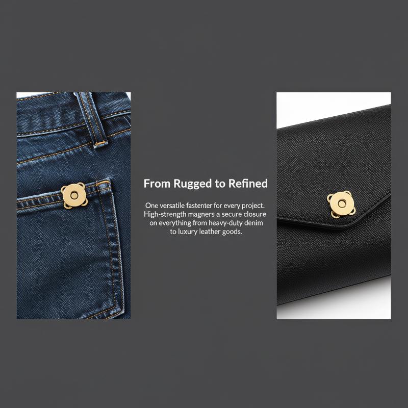10 Sets Mini Adsorption Buckle Bags Magnetic Snap Button Fasteners Clasps Buttons Handbag Purse Wallet Craft Bag Parts