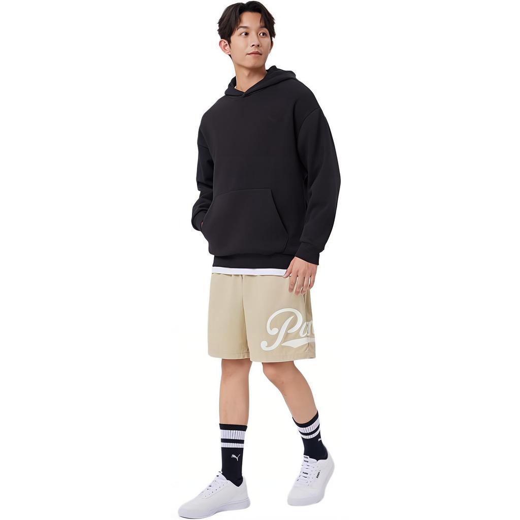 Puma FW24 Sports Casual Fleece Warm Loose Hoodie Men Hoodies Black 686854-01
