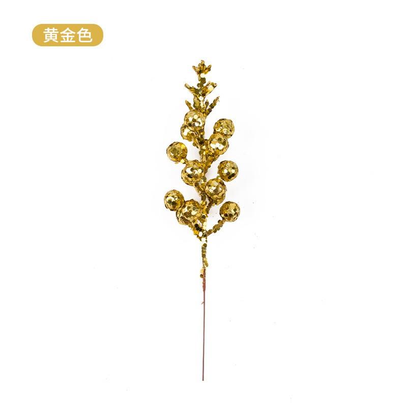 Plastic Christmas Flower Decorations Tree Ornamentation Festive Holiday Party Home Xmas Decoration Supplies