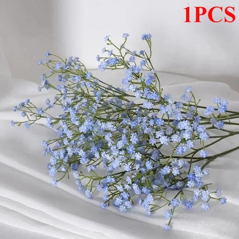 1pcs Artificial Flowers Baby Breath Flower Fake Gypsophila for Wedding Party Home Decoration Floral Bouquets DIY Accessories