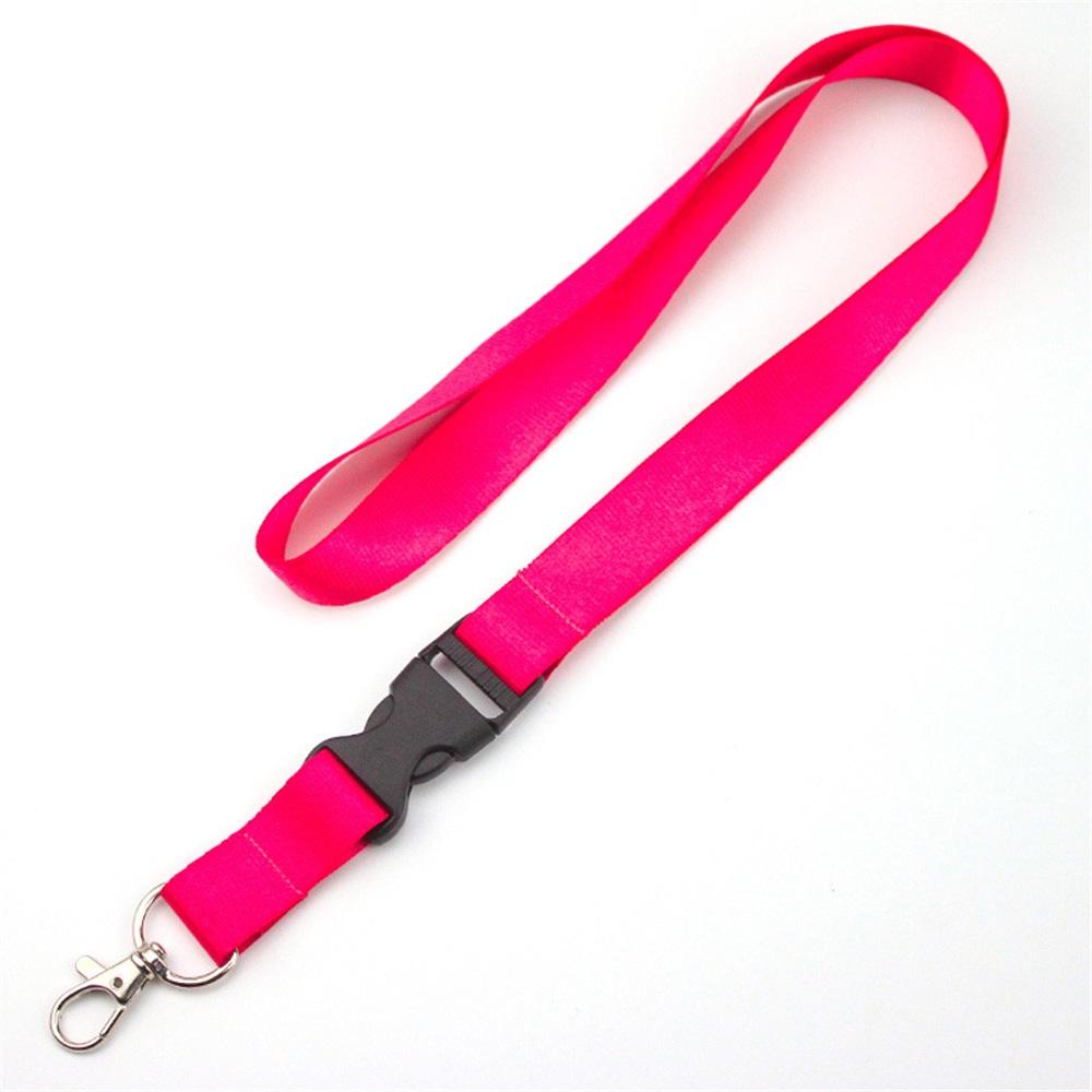 1pc Safety Hanging Neck Strap Lanyard For Mobile Phone ID Name Badge Holder Man Woman Anti-Lost Clasp Rope Keychain Landyard