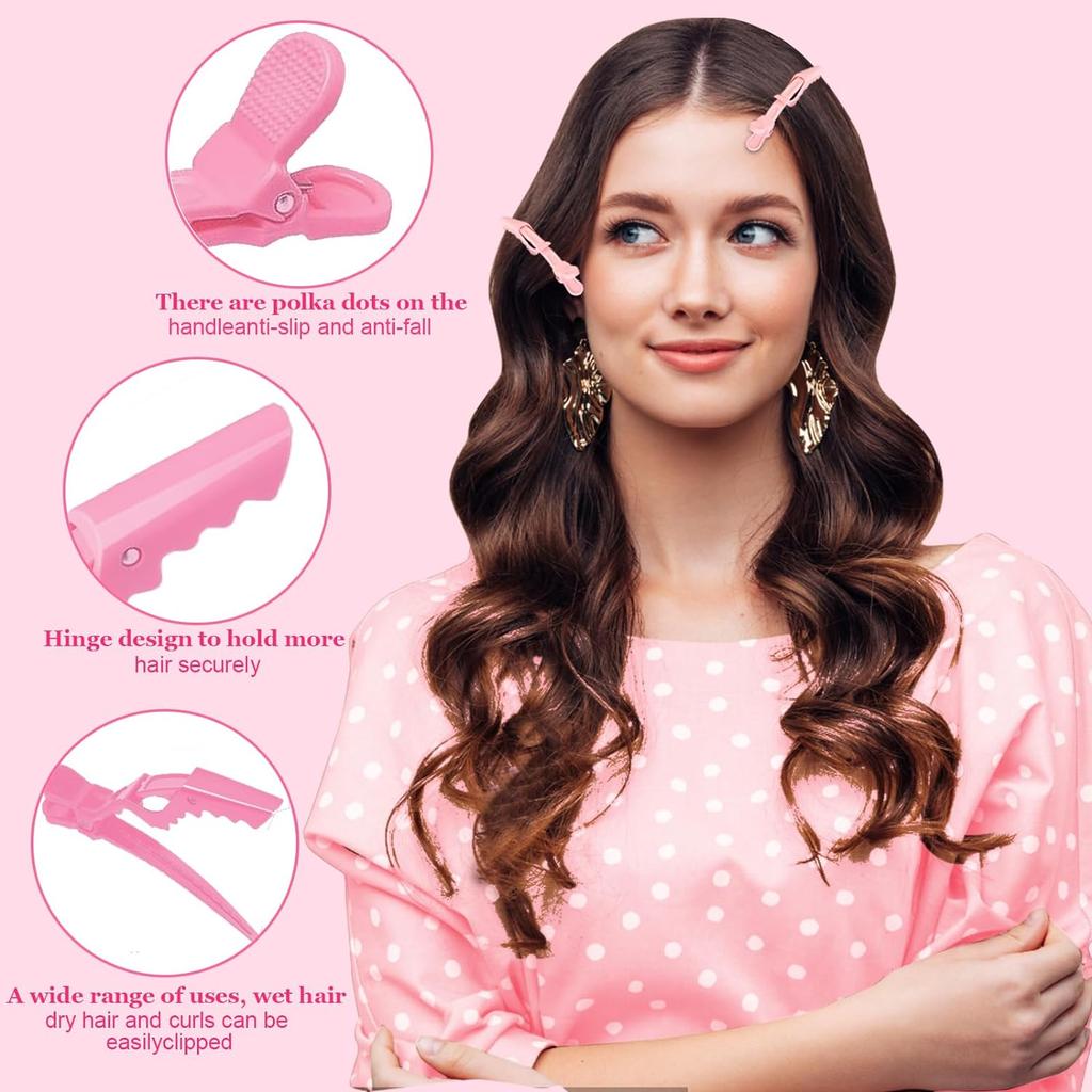 7-Piece Hairbrush Set with Mini Spray Bottle Wide-Tooth Comb Crocodile Clip And Other Hairdressing Accessories for Beauty Care