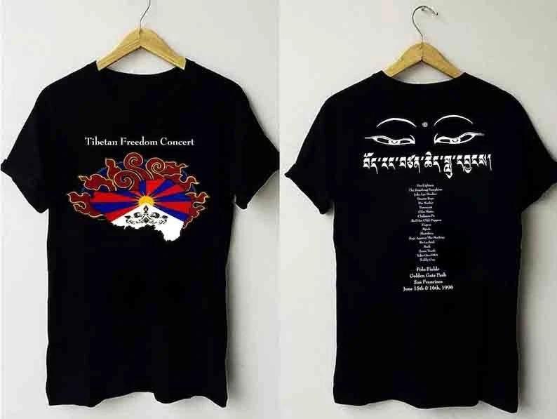 Tibetan Freedom Concert 1996 T-Shirt, Tibetan Freedom 96 T-Shirt L