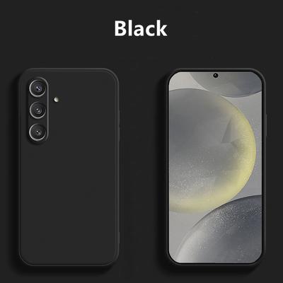 Samsung Galaxy S25 maciņš Samsung S25 Plus šķidrās ādas silikona bufera vāciņš mobilajam tālrunim Funda aizmugurējam vāciņam