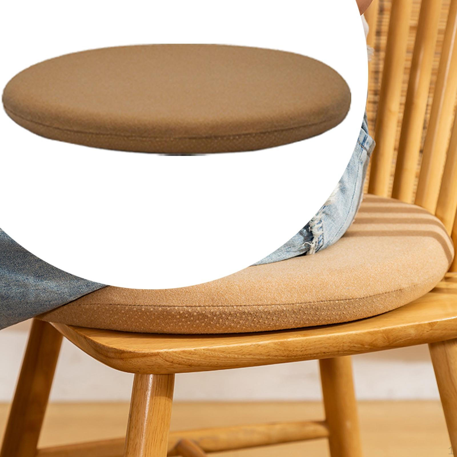 

Круглая подушка для медитации со съемным чехлом для дома и сада коричневый