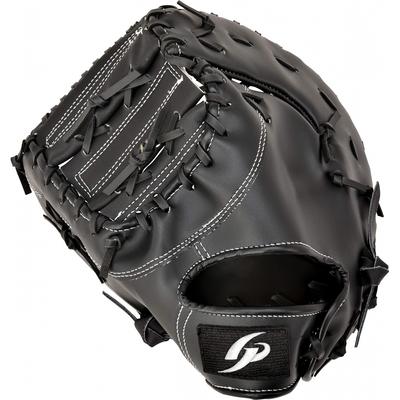 GP Baseball Glove First Mitt for 1st Baseman, Soft Baseball, Grass Baseball, Catchball, Black, For Left-handed Throwers 53703, Medium