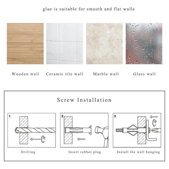 1 conjunto de suporte de estabilidade de parede, suporte de alta carga, forte, slot duplo, suporte para tablet e telefone