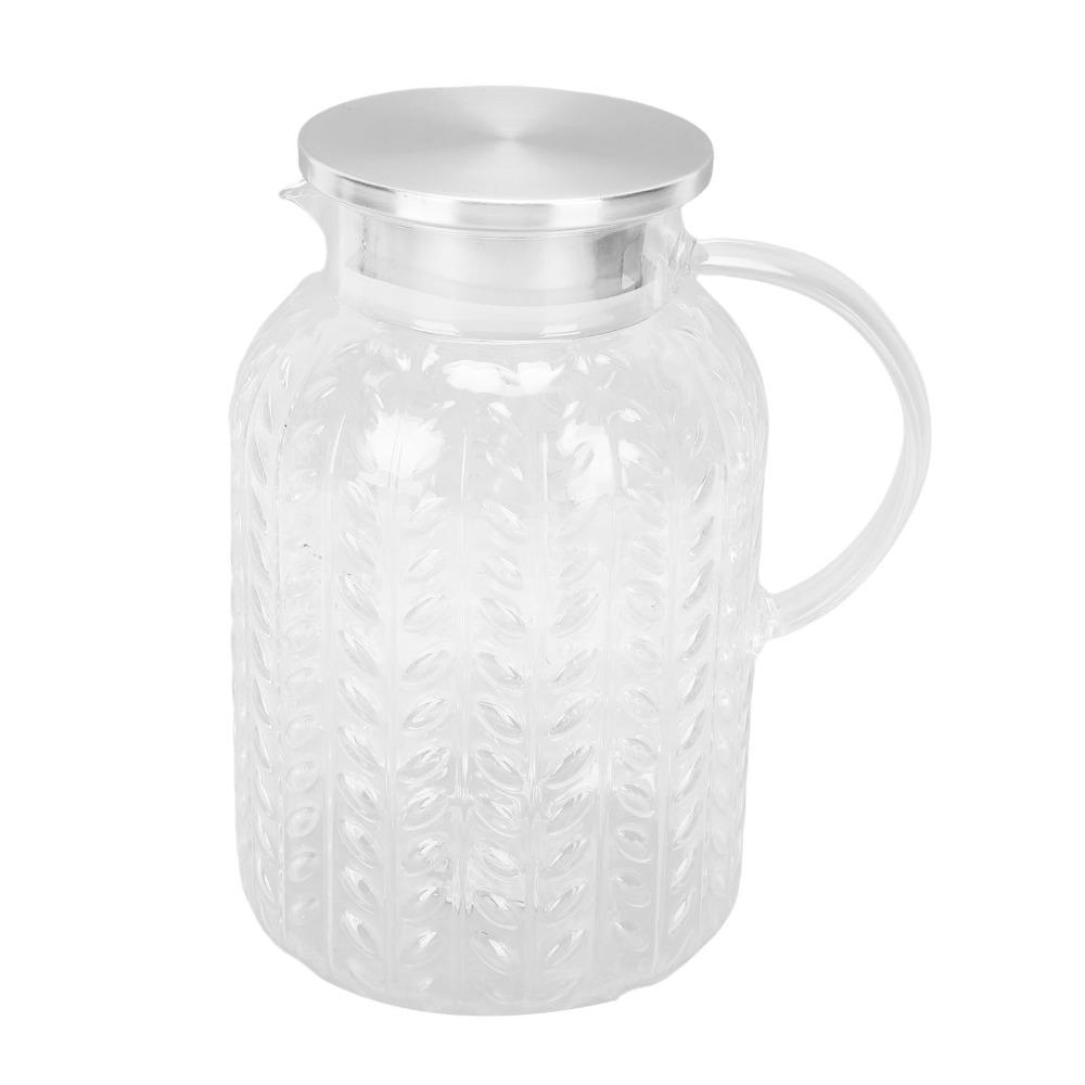 Heat Proof Clear Beverage Pitcher 1.8L Capacity Heat Proof Pitcher For Coffee
