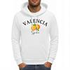 Valencia Spain Orange Print Mens Hoody Autumn Pocket Hoodies Multicolor Fleece Pullover All-Match Comfortable Male Hoodie