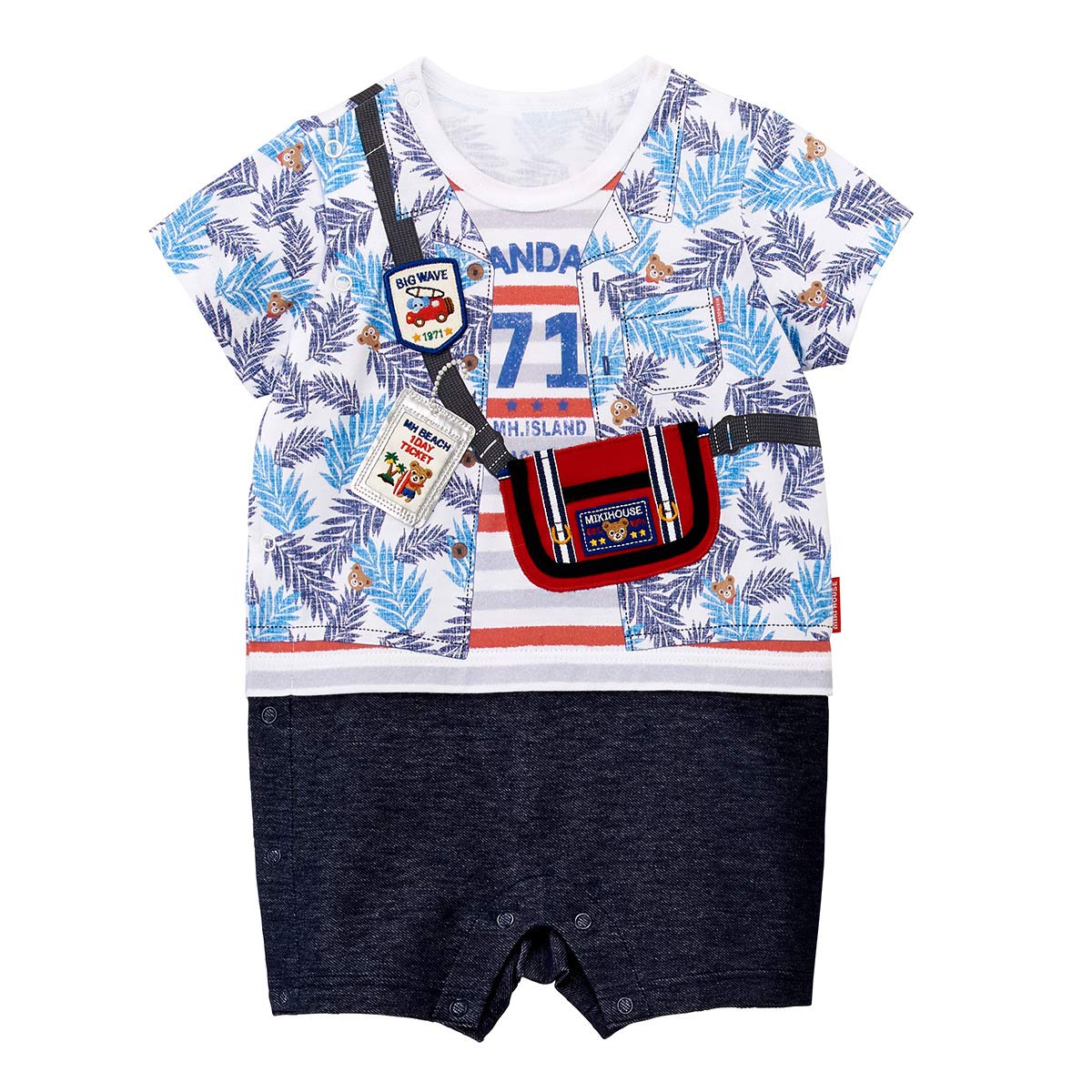 

MIKIHOUSE Short All 80cm Blue 12-1301-457 синій