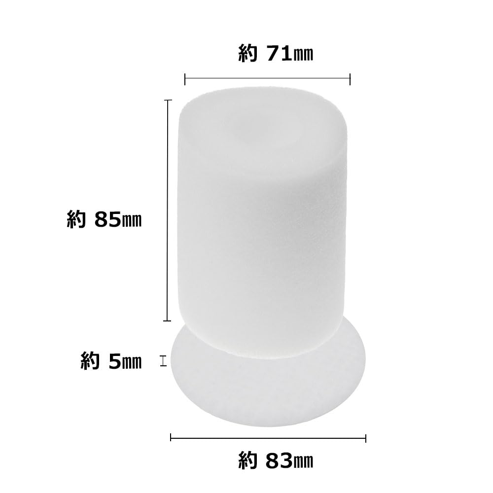 AnshinShop Shark EVOPOWER SYSTEM Automatic Garbage Collection Dock Premotor Filter Set 3 Pieces Compatible with XFFCS851JMVAE Compatible Product