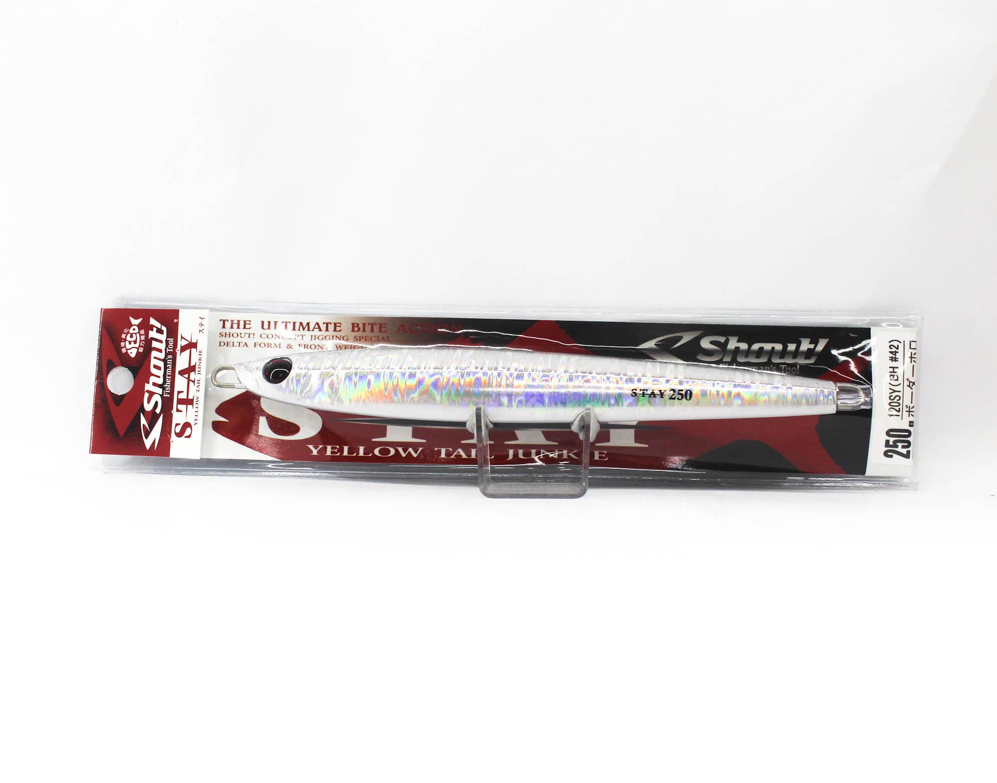 

Shout 120-SY Metal Jig Stay 250 grams 42 (6063)