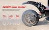 BOYUEDA Q7 PRO Off-road Electric Scooter 2*1600W Motor 52V19Ah Battery Max Speed 70km/h Max Range 60km