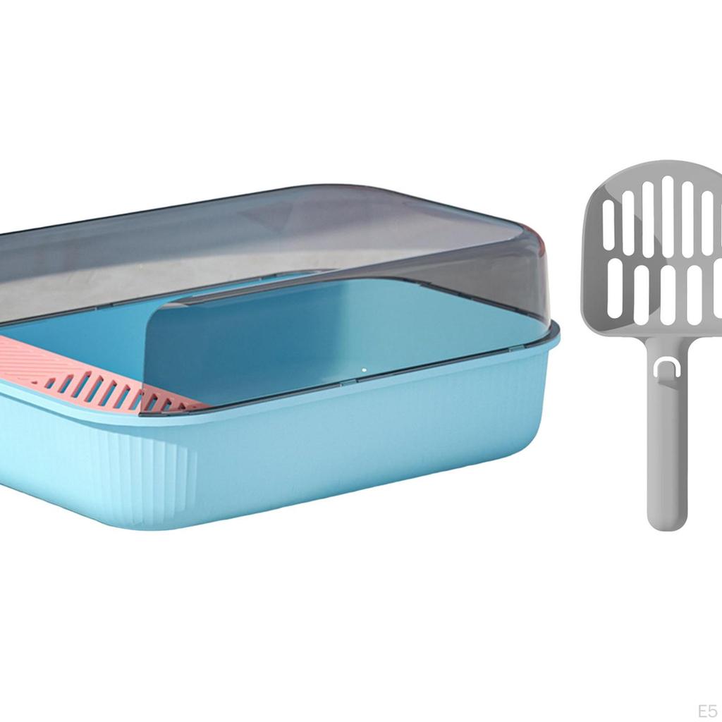 Cat Toilet Container Pan with Easy to Clean, Pet Litter Tray Deep Loo for Doggy,Small Animals,