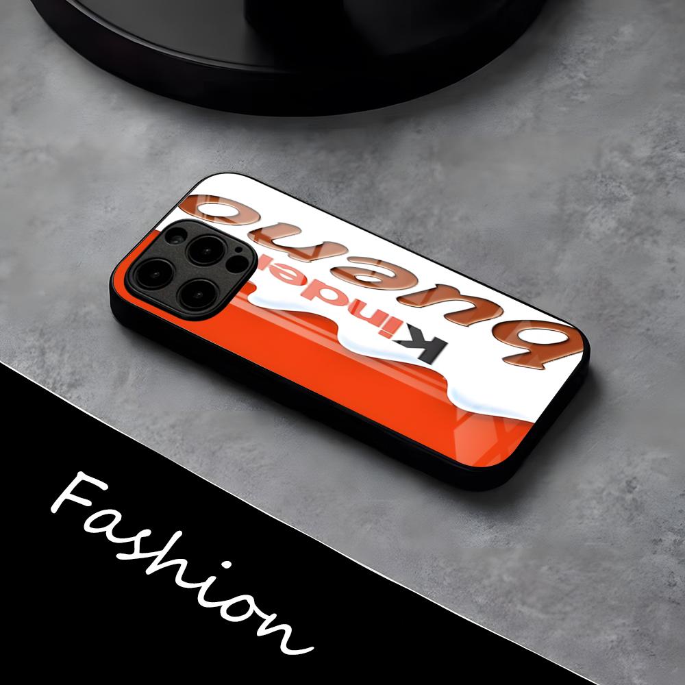 Trolly Egg K-KINDER JOY Surprise Phone Case For IPhone 17 Pro Max 16 15 14 Pro Max 13 11 X Xs Xr 8 7Plus Glass Cover