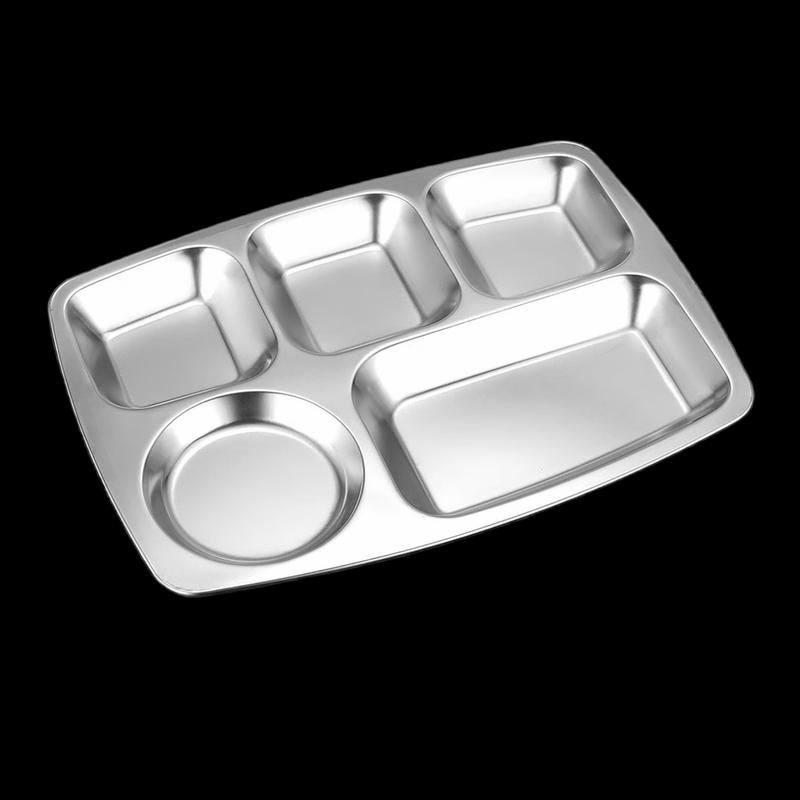 Lilang 304 Stainless Steel Divided Meal Tray