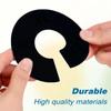 10PCS DIY Clothing Size Dividers Round Hangers Closet Dividers for Clothes Stores or Home Blank Dividers