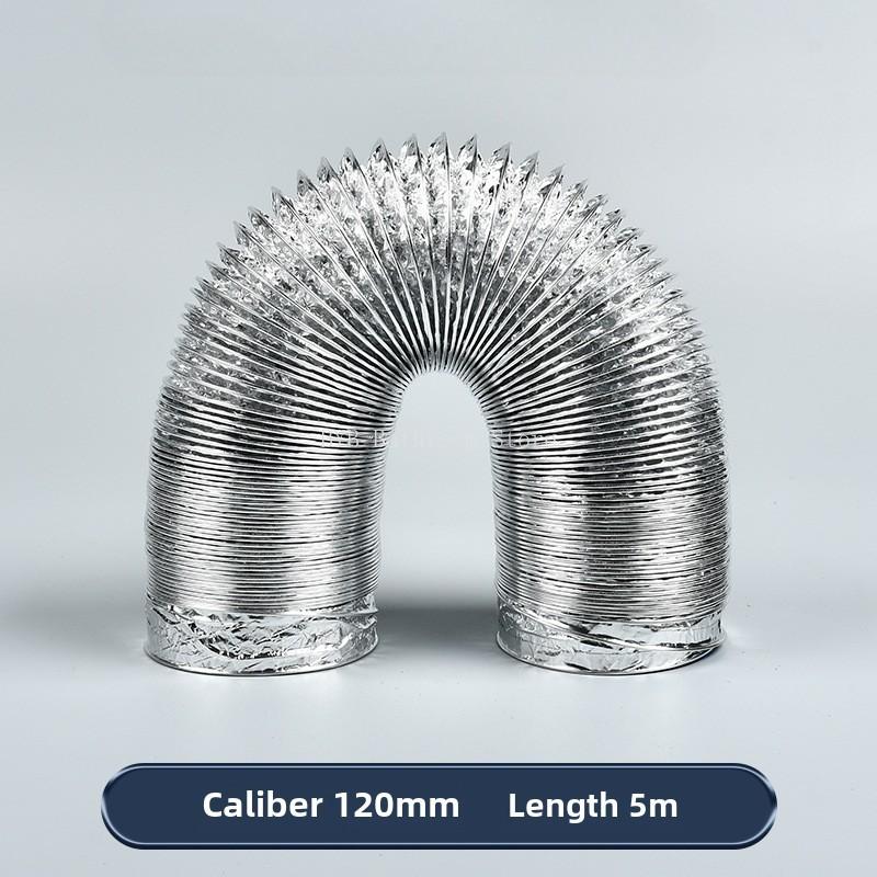 4 Inch 100mm Ventilator Pipe PVC Aluminum Tube Air Ventilation Hose Flexible Exhaust Duct 3/2M System Vent Bathroom