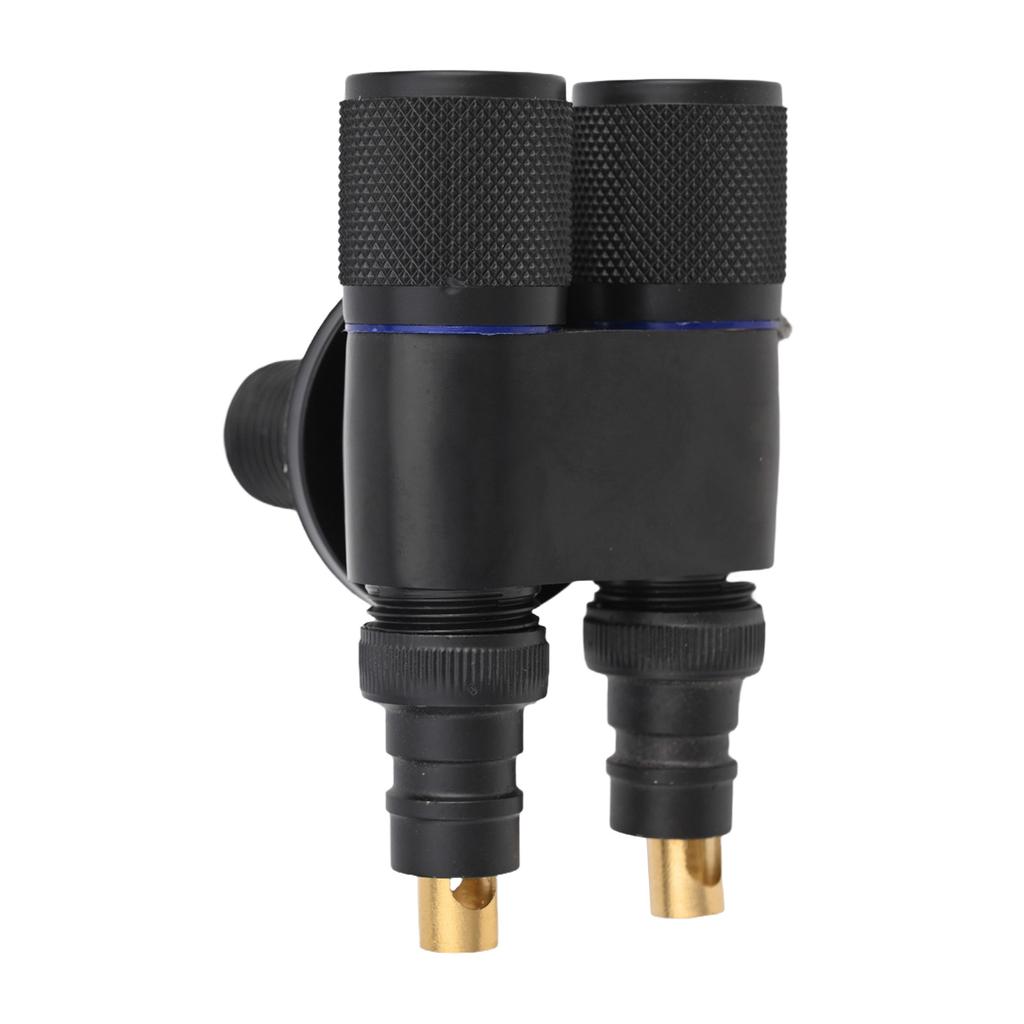 1pcs G1/2 Double Control Angle Valve Bathroom Toilet Washing Machine 2Way Angle Valve Alloy 10*6*5cm Washing Machine Faucet