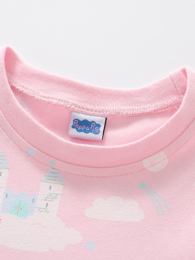 Peppa Pig Toddler Girls' Long Sleeve Princess Dress, Spring/Autumn Collection, Round Neck.