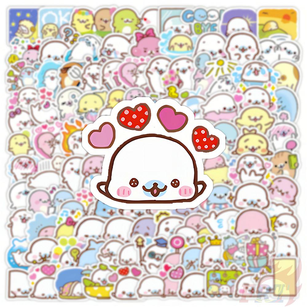 135Pcs/Set Q Funny Seal Mini Diary Manual Stickers DIY Scrapbooks Album Decor Decals Stickers