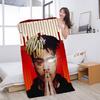 Coperta in Microfibra Hip Hop Z-XXXTentacion Asciugatura Rapida Teli da Spiaggia Stampa Oversize Super Assorbente Coperta Asciugamano per Piscina