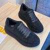 Luxury Rhinestone Womens Leather Casual Shoes Spring Autumn Originality Flash Woman Sneakers Fashion Non Slip Female Board Shoes