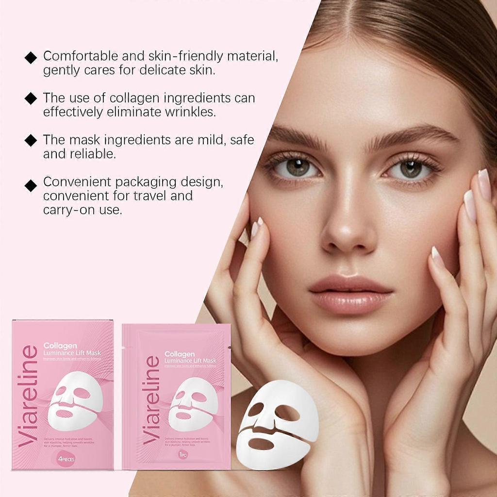 Limited time!!Viareline Collagen Moisturizing Mask Tender And Energetic Hydrating Moisture Hydrating Three-In-One Mask
