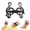 Plastic Musical Note Glasses Eyeglasses Frames Holiday Decorative Glasses Cosplay Glasses  Gifts