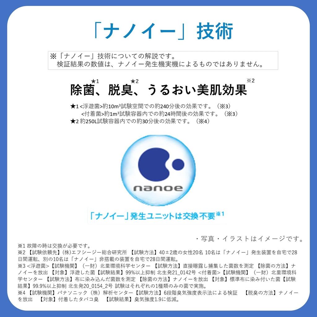 Panasonic Nanoe Generator Tatami Chrome Black Clean the air in your your desk adapter sold Compact size ~1 F-GMK01-K car/around (AC separately)