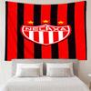 1PC Football Crest Heartbeat Printed Tapestry Room Decoration Wall Hanging for Living Room Bedroom, dormitory, Birthday and Christmas gifts