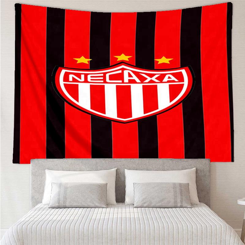 1PC Football Crest Heartbeat Printed Tapestry Room Decoration Wall Hanging for Living Room Bedroom, dormitory, Birthday and Christmas gifts