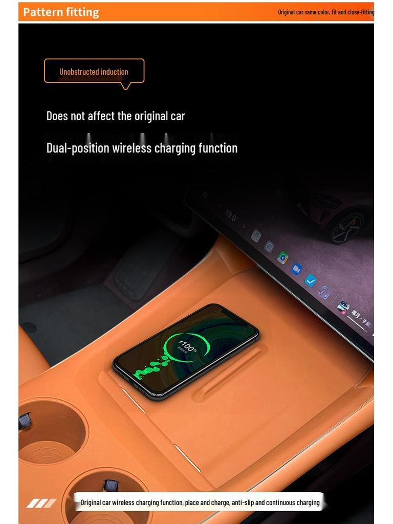 Silicone Mat for Xiaomi YU7: Central Control, Door Panel, Window Lift Handle Protection Pad, Interior Decoration.